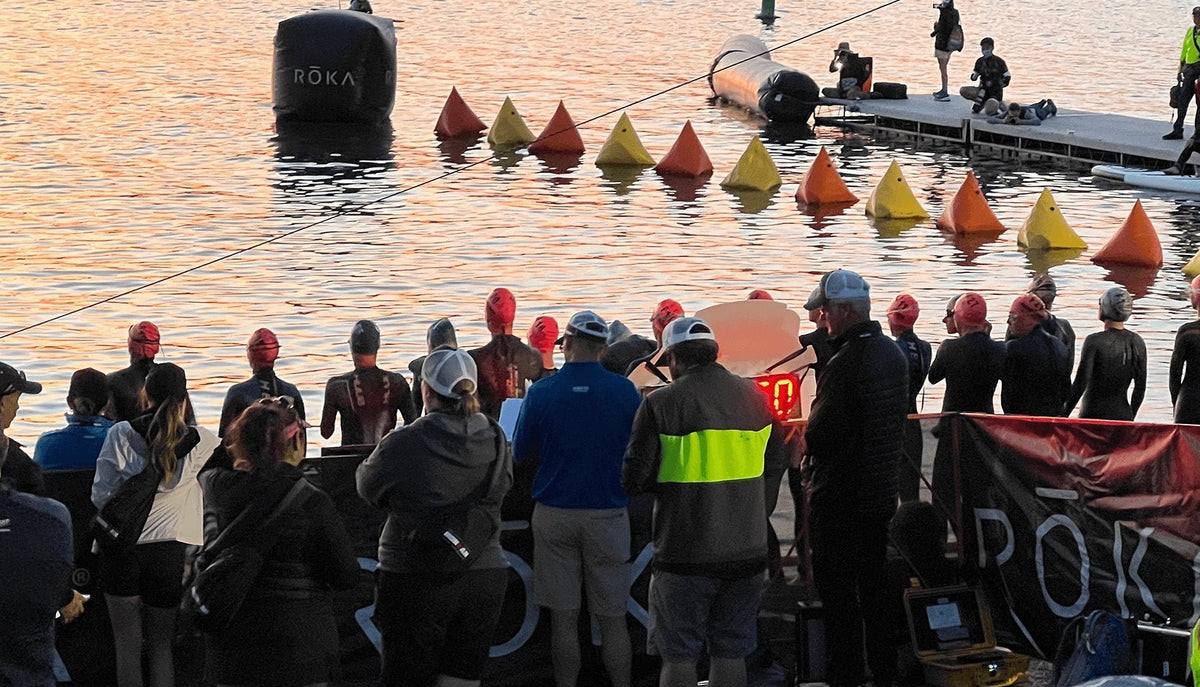 ironman championship start line