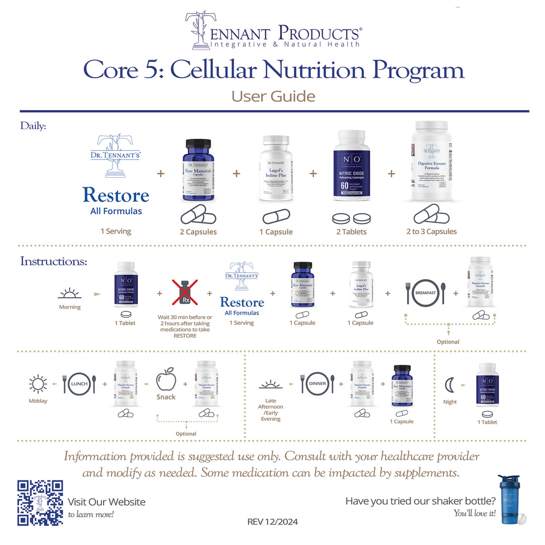 Cellular Nutrition Program – with Restore Pro VANILLA WHEY Protein