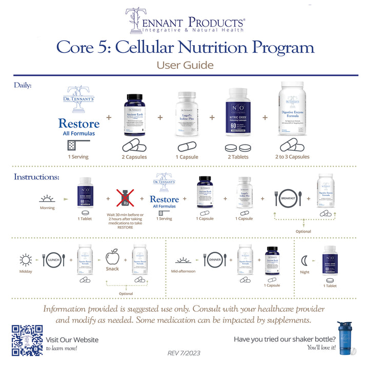 Cellular Nutrition Program – with Restore Pro VANILLA VEGGIE Protein