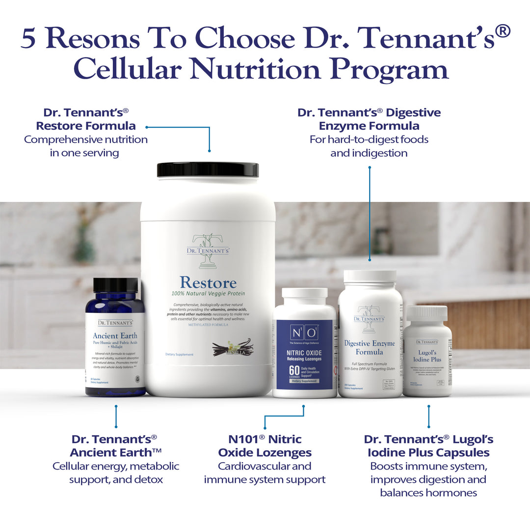 Cellular Nutrition Program – with Restore Non-Pro VANILLA VEGGIE Protein