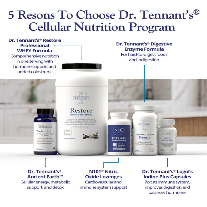 Cellular Nutrition Program – with Restore Pro VANILLA WHEY Protein